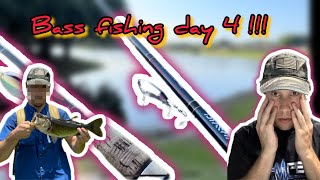 Bass fishing in local Florida pond’s day 4!!!