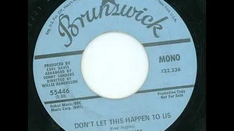 FRED HUGHES - Don't let it happen to us - BRUNSWICK