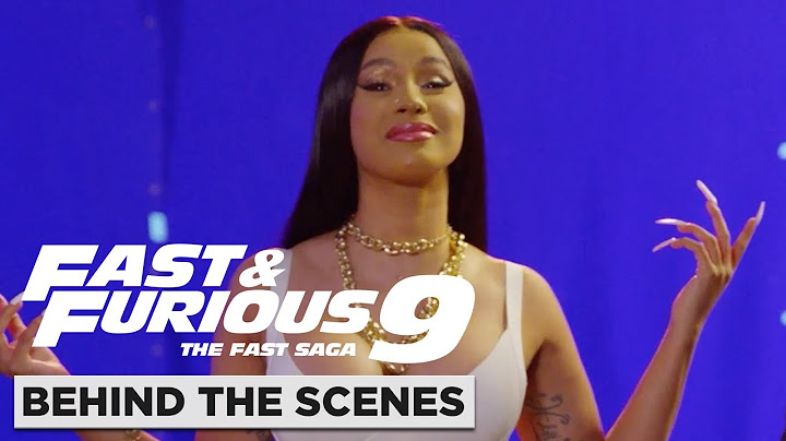 Cardi b in fast and furious 9