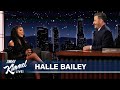 Halle Bailey on Working with Beyoncé, Christmas Shopping for Oprah &amp; Stealing Sister Chloe’s Clothes