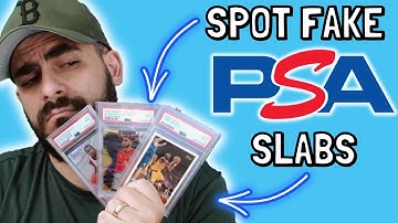 How to Spot a FAKE PSA Slab?! - Tips to avoid buying Fake Graded Cards!