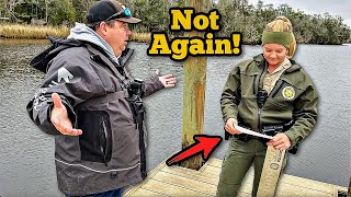 GAME WARDEN Checked Us With A BIG FISH On Board *We Weren't Prepared* screenshot 3