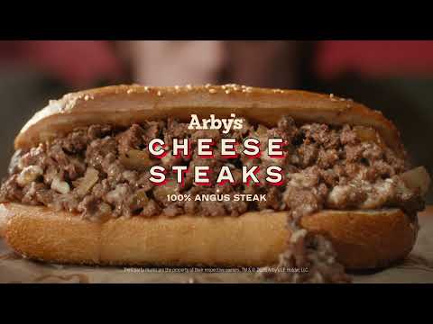 Arby's Cheesesteak | Say - We say that a Cheesesteak with 100% Angus Steak and Cooper Cheese speaks for itself.