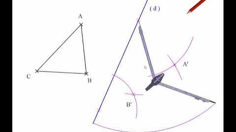 Construction du symétrique "axial" d
