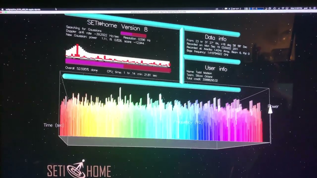 Seti @ Home Reminiscence  Video