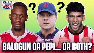 Folarin Balogun, Ricardo Pepi... or BOTH? 🤔 | Should USMNT play w/ two strikers? | CIWYW