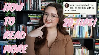 HOW TO READ MORE BOOKS IN 2024 | 20 tips for how i read 200+ books a year