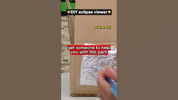 How to make an eclipse viewer | Safely view a solar eclipse | Kids Science Project |