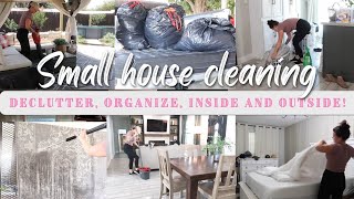 Motivating clean with me ! SUMMER 2023 declutter,  organize, cleaning inside and outside!