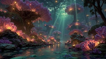 Futuristic Oasis | Deep Work Focus Music | Calm Ambient Study Zen Utopia 🌌