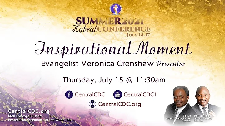 Inspirational Moment w/Evang Veronica Crenshaw (CC...