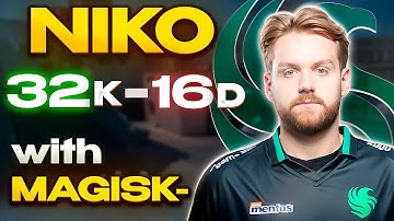 TIPS FROM NIKO! Niko plays FACEIT with a NEW TEAMMATE! Niko POV with COMMS! FACEIT CS2 ( DUST 2 )