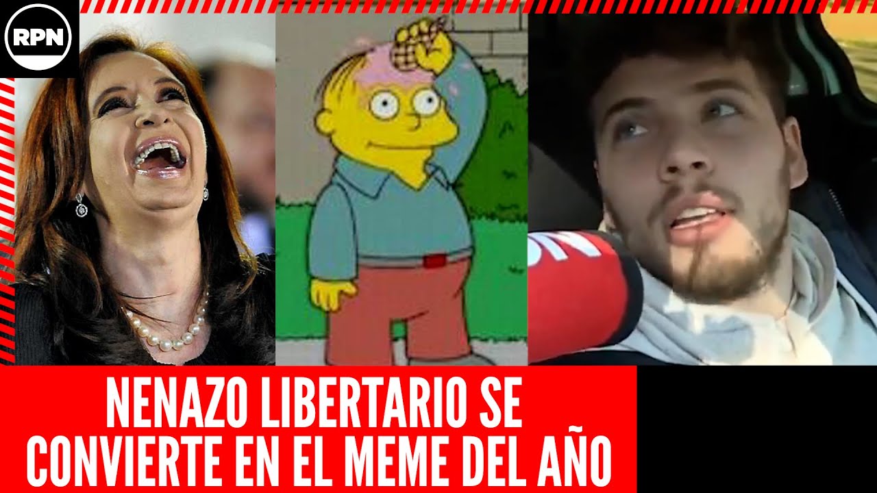 NENAZO LIBERTARIO QUEDA EN RIDÍCULO Y SE CONVIERTE EN EL MEME DEL AÑO ...