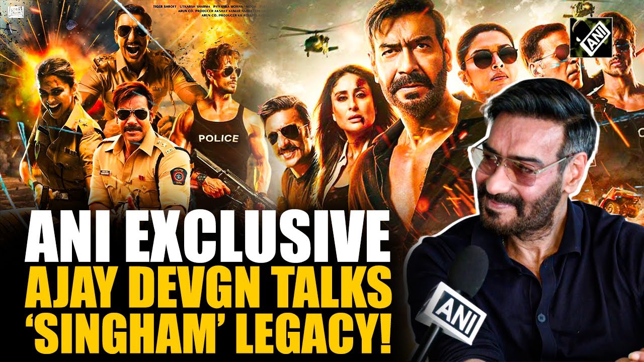 “Proud that ‘Singham’ franchise changed the narrative around police portrayal in films”: Ajay Devgn