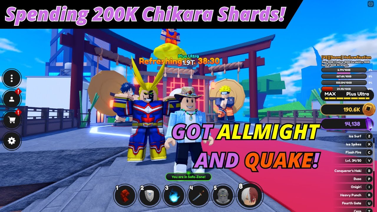 Anime Fighting Simulator codes in Roblox: Free Chikara Shards and Yens