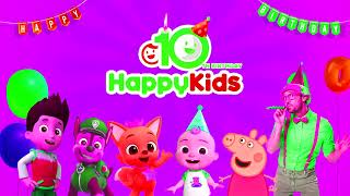 Happy Kids 10Th Birthday Logo Ultimate Effect Edit