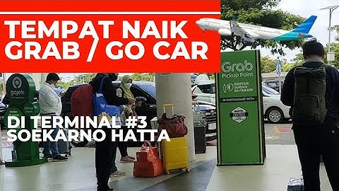 TEMPAT NAIK TAKSI ONLINE DI BANDARA SOEKARNO HATTA TERMINAL 3 2023 | GITO ABIGAVIN