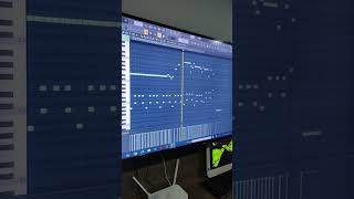 Rush e on TV in fl studio #piano #musicstudio #flstudio