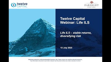 Webinar: Life ILS – stable returns, diversifying risk
