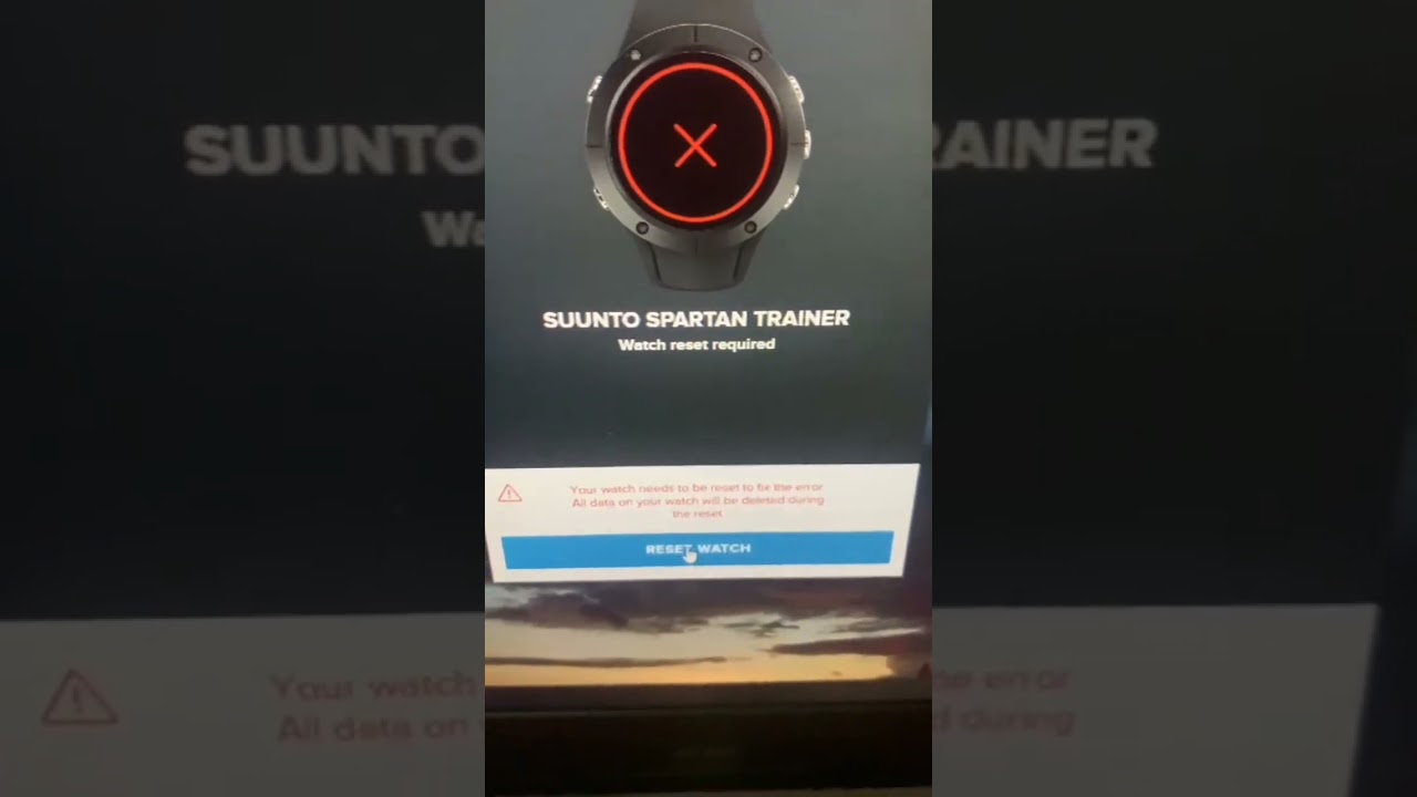 suunto update failed di 78 % tidak usah panik