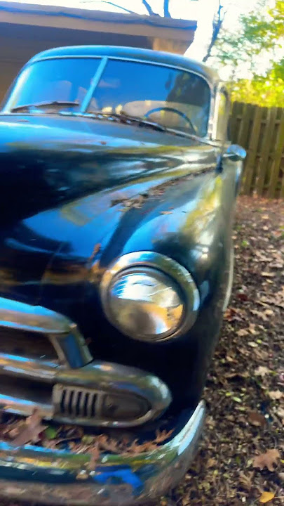 #1951 #oldschool #chevy #styleline #deluxe #carrestorationproject #fallintoshorts π€©π οΈπ€©