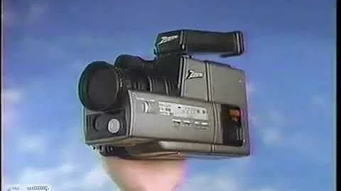 Zenith VHS C camcorder commercial  1988