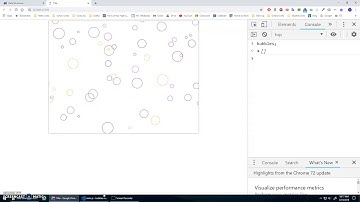 bubbles array of objects