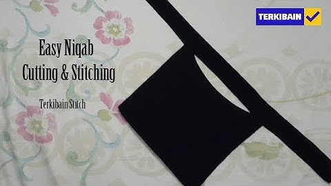 Niqab cutting and stitching | Hijab Cutting And Stitching In Urdu (hindi) with English Subtitle