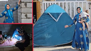 One Tent: Asieh’s Only Shelter for Her Four Children 💔