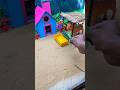 Colorful DIY Mini Tiny House Build 🏡 | Beautiful Miniature House with Garden Setup #shorts