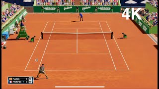 INTENSE GAME |RAFA NADAL vs MONFILS| AO TENNIS 2 | 4K