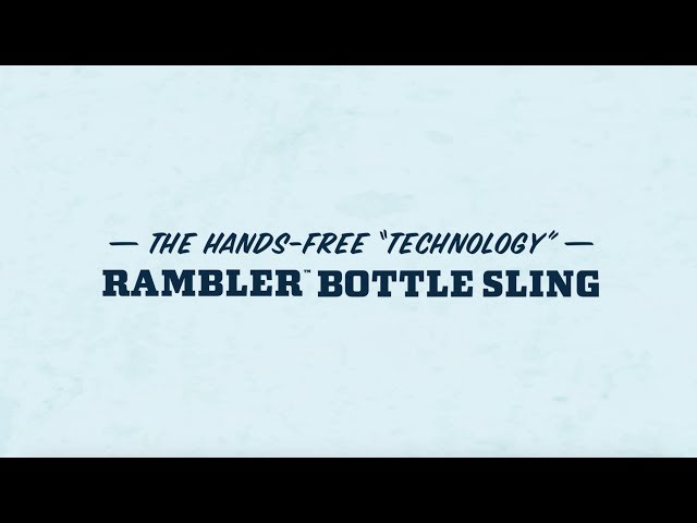 Unboxing of my Yeti Large Rambler Bottle Sling 