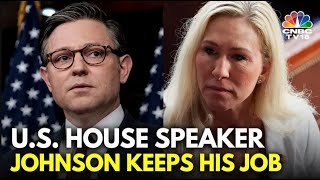 Mike Johnson To Remain US House Speaker As Motion To Oust Him Gets Rejected | Marjorie Green | N18G