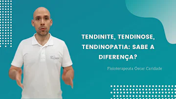 Como é a dor de tendinite?