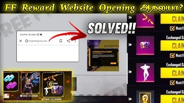 FF Reward Redemption Site Not Opening Solved In Tamil || Free Fire FFAC Grand Finals Redeem Code