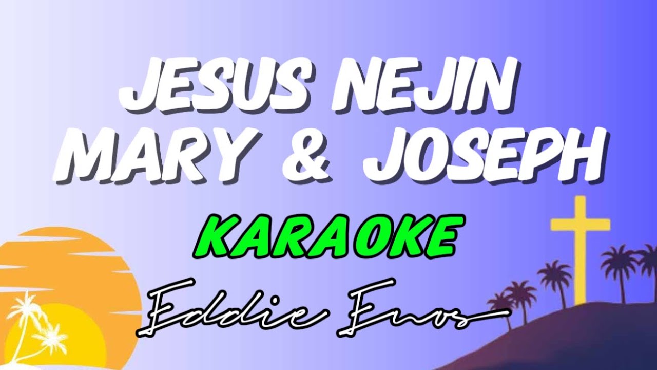 Jesus Nejin Mary & Joseph - Eddie Enos | Marshallese Karaoke || Rimajol Karaoke || Al in Nebar