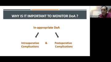 Monitoring the Depth of Anesthesia