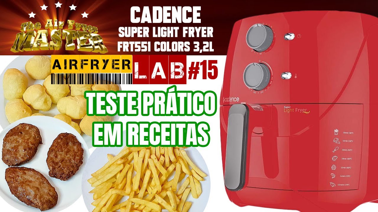 Fritadeira sem Óleo Cadence Super Light Fryer FRT555 3,8L 