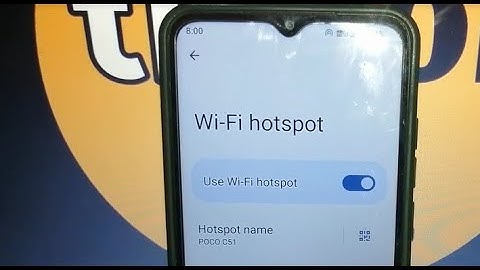 how to turn on hotspot in poco c51 mobile !! poco c51 mobile me hotspot kaise shru kare