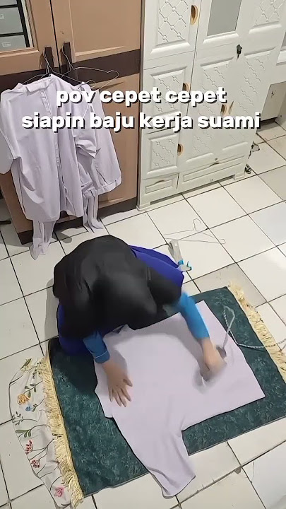 activity of preparing husband's work clothes #pov #soundviral #shorts