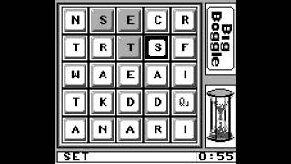 Boggle Plus (Game Boy). Big Boggle. Score: 8.