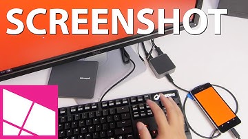 How to take a screenshot on Continuum with Lumia 950, 950 XL