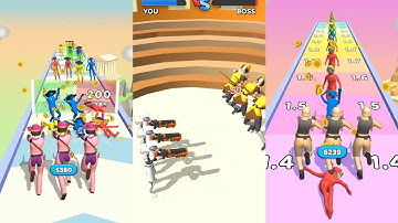 Human Evolutionrun 3d in All Levels Max Level Gameplay iOS & Android Walkthrough