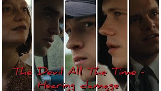 Robert Pattinson - Tom Holland - Thom Yorke - Hearing damage - The Devil All The Time (movie clip)