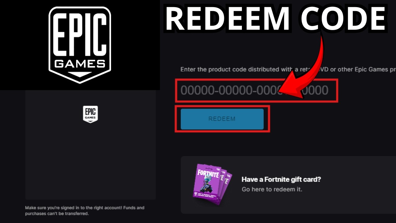 Epic Ibc Code How to Redeem an Epic Games Code (2026) - YouTube