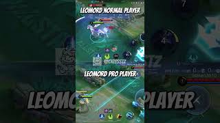 Leomord Pro vs Normal Diff #recklesstz  #mlbb  #mobilelegends  #shorts