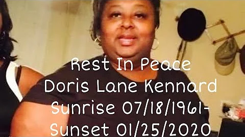 In Loving Memory of Doris Lane Kennard