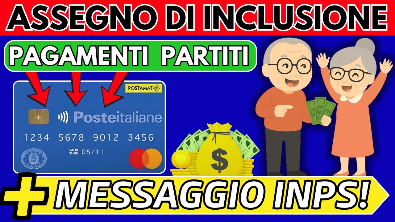 ✅Assegno di Inclusione Agosto 2025  Partiti i Pagamenti  Ecco il Messaggio dell'INPS!