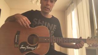 elevation "here as in heaven" - acoustic guitar tutorial (alternate tuning, dadgad)