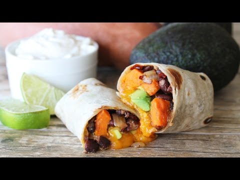 Chipotle Sweet Potato Burritos